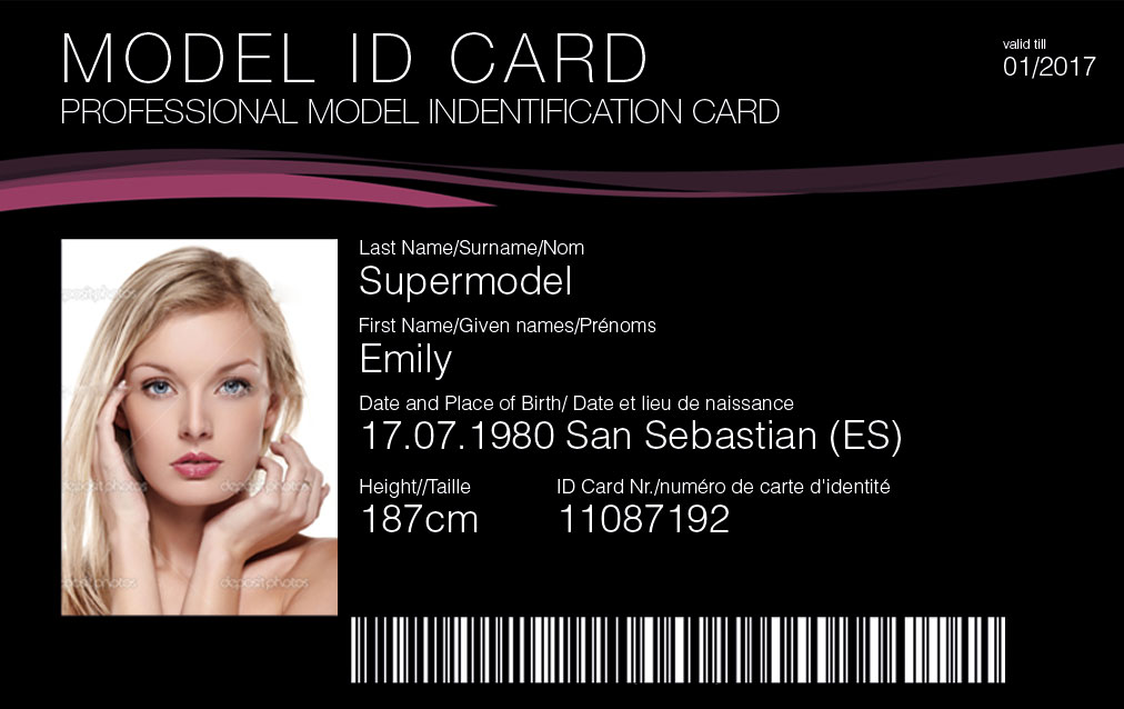 Fake ID Model Girl