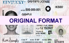 fake id kentucky scannable fake kentucky drivers license