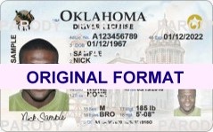 OKLAHOMA FAKE IDS SCANNABLE FAKE OKLAHOMA ID WITH HOLOGRAMS