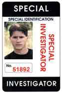 novelty id, novelty id card, driver license novelty SPECIAL INVESTIGATOR  card, new identity software design custom