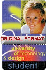 TECHNOLOGY STUDENT DRIVER LICENSE ORIGINAL FORMAT, DESIGN SPECIFICATIONS, NOVELTY SECURITY CARD PROFILES, IDENTITY, NEW SOFTWARE ID SOFTWARE