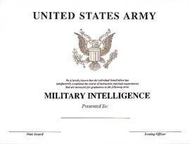 ARMY INTELLIGENCE CERTIFICATE DRIVER LICENSE ORIGINAL FORMAT, DESIGN SPECIFICATIONS, NOVELTY SECURITY CARD PROFILES, IDENTITY, NEW SOFTWARE ID SOFTWARE ARMY INTELLIGENCE CERTIFICATE driver