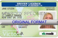 VICTORIA,  AUSTRALIA DRIVER LICENSE ORIGINAL FORMAT, DESIGN SPECIFICATIONS, NOVELTY SECURITY CARD PROFILES, IDENTITY, NEW SOFTWARE ID SOFTWARE