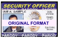 securty officer id card