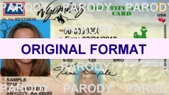 WYOMING FAKE IDS WYOMING SCANNABLE FAKE ID CARDS WITH HOLOGRAMS